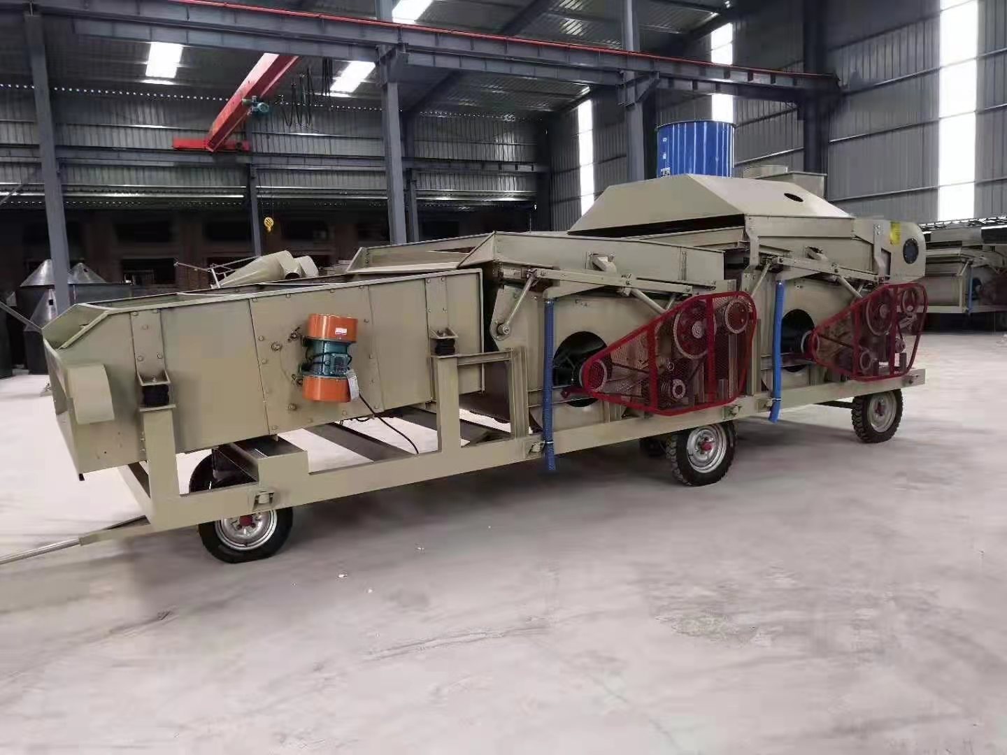 安微省宿州市灵壁县双比重粮食精选机